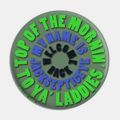 Sam The Septic Eye Typography Pin Official jacksepticeye Merch