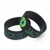 Hot Sale 1PC 1 Inch Ink Filled Logo JACKSEPTICEYE Silicone Wristband Wide Green Eyes Games Bracelet - Jacksepticeye Store