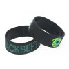 Hot Sale 1PC 1 Inch Ink Filled Logo JACKSEPTICEYE Silicone Wristband Wide Green Eyes Games Bracelet 3 - Jacksepticeye Store