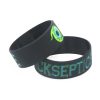 Hot Sale 1PC 1 Inch Ink Filled Logo JACKSEPTICEYE Silicone Wristband Wide Green Eyes Games Bracelet 5 - Jacksepticeye Store