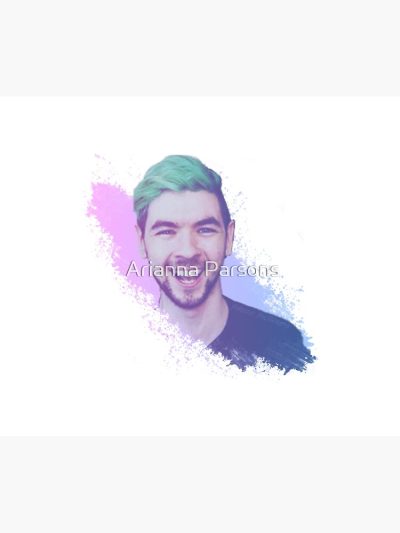 Jacksepticeye Watercolor Design 2 (White Background) Tapestry Official Jacksepticeye Merch