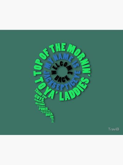 Jacksepticeye Typography Tapestry Official Jacksepticeye Merch