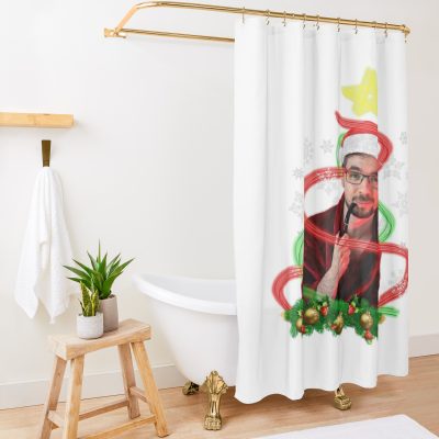 Jacksepticeye Christmas Shower Curtain Official Jacksepticeye Merch